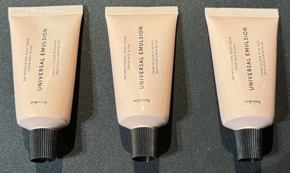 3x Lixirskin Universal Emulsion Day Night Cream Serum & Base in One 20ml Sealed