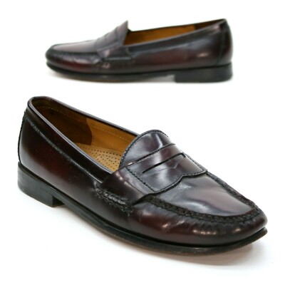 Men’s Cole Haan penny loafers, size 9 D in burgundy Men main image 3