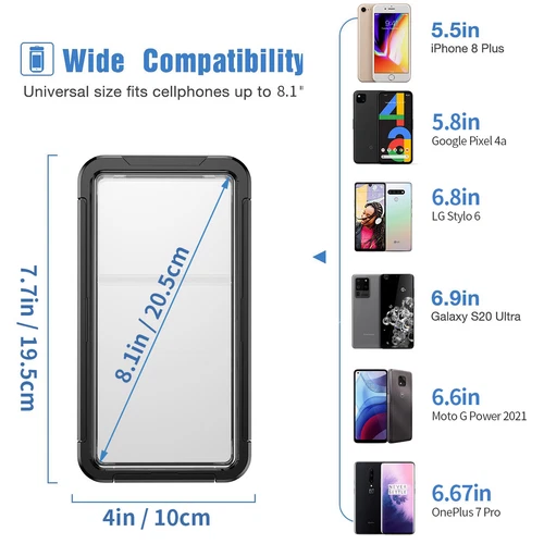 Universal Waterproof Underwater Diving Case Cover for iPhone 14 13 12 15 Pro Max - Picture 3 of 13