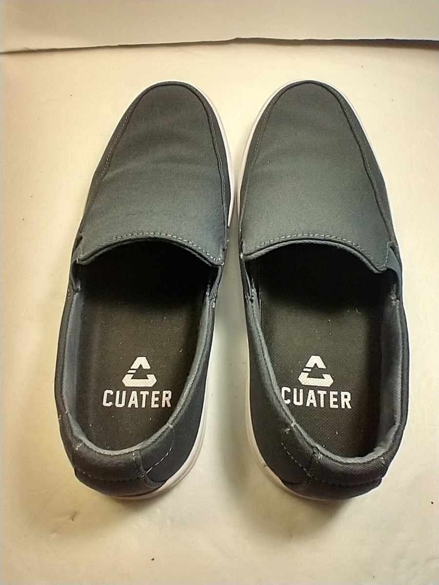 Cuater Travis Mathew Phenom Canvas Slip On Shoes Men\'s sz 8 (4MT113) Cuater Travis Mathew Phenom Gray Canvas Casual Slip... | Depop main image 4