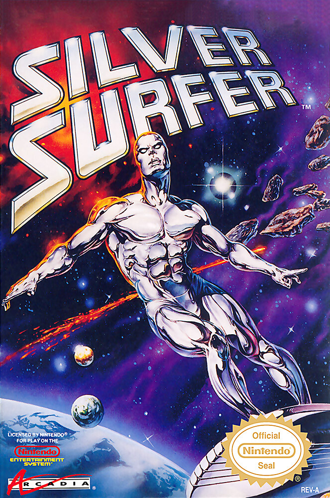 Silver Surfer NES BOX ART Premium POSTER MADE IN USA