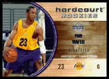 Von Wafer 2005-06 Upper Deck Hardcourt #118 #/1750 NMT
