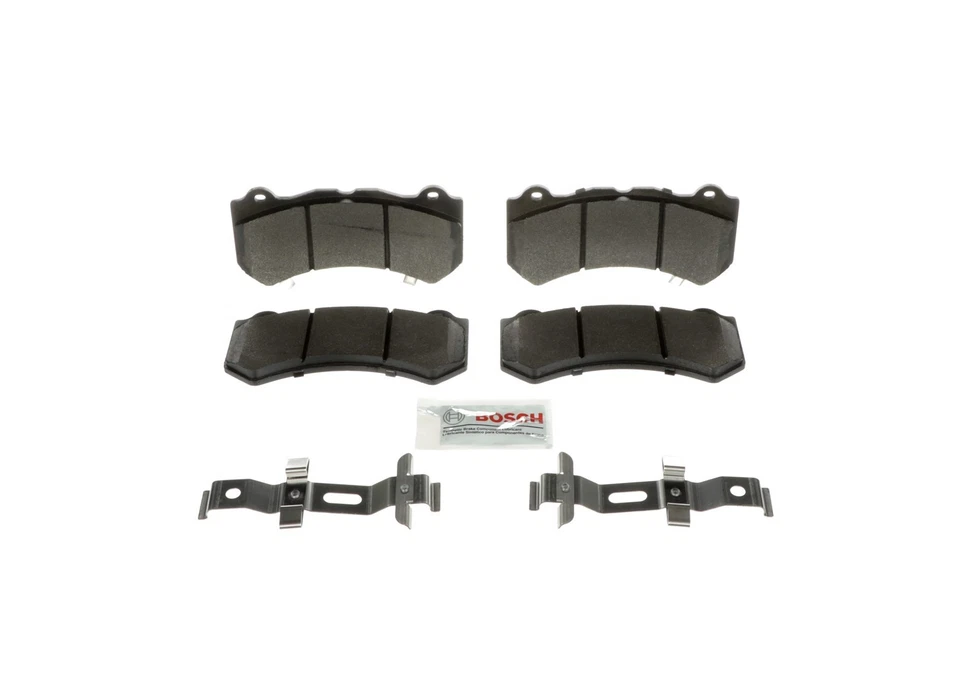 Kit de pastillas de freno y rotor semimetálicos Bosch QuietCast para Dodge 15-20 Foto 2 de 4