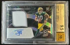 2020 Panini Spectra Jordan Love Jersey Hyper Auto RC #70/75 Packers BGS 9.5/10