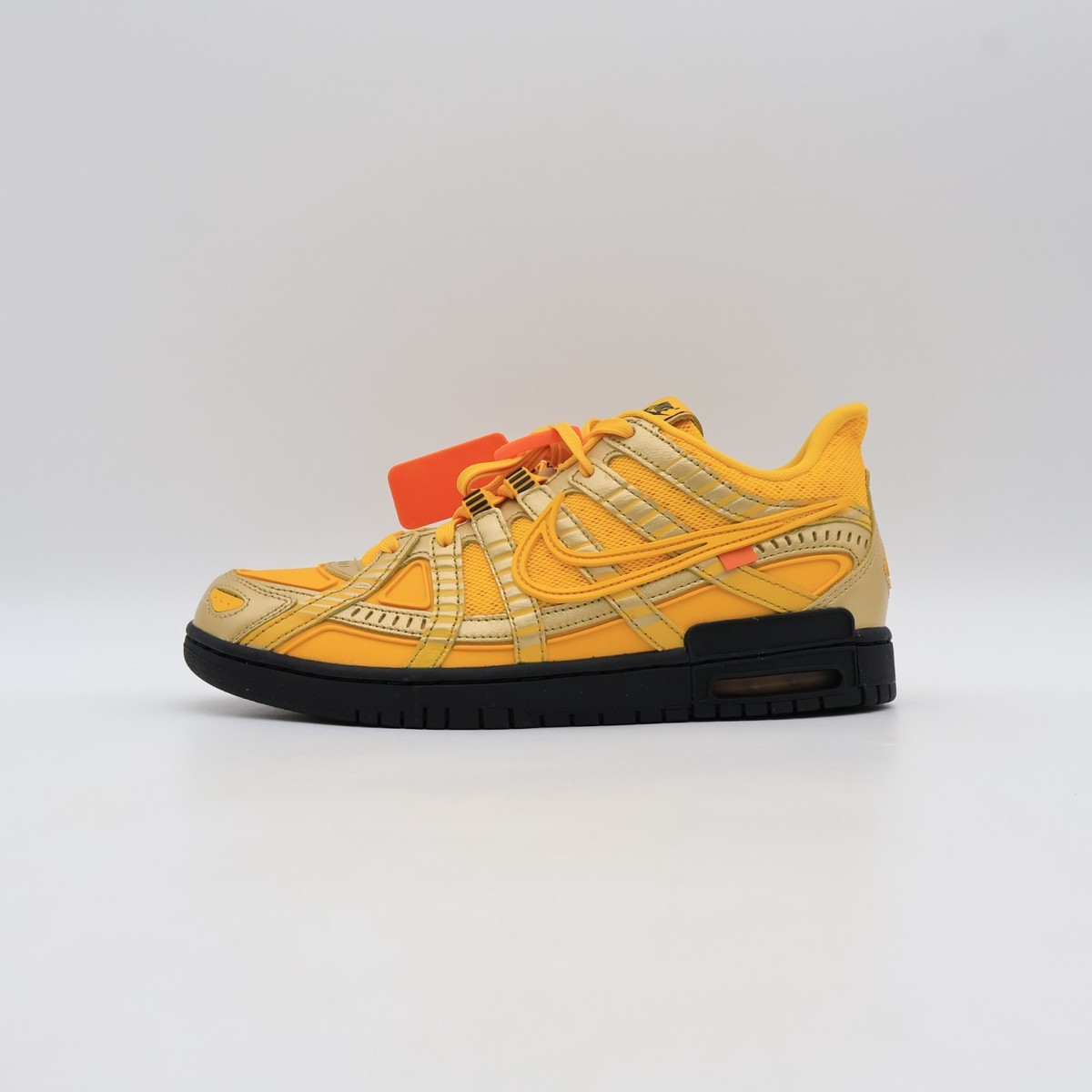 OFF-WHITE × Nike Air Rubber Dunk Low University Gold/Black CU6015-700 Nike Air Rubber Dunk Off-White University Gold