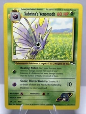 Pokemon Card Sabrina's Venomoth 34/132 Gym Heroes Regular WOTC 2000 Nm-LP