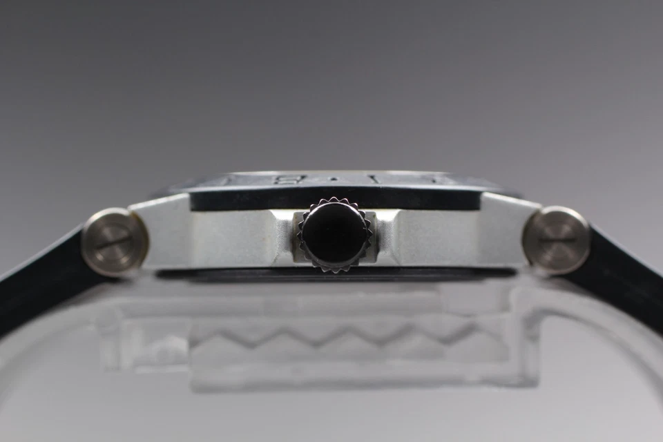 [NEAR MINT+] BVLGARI Aluminium AL29TA Cream Dial Date Women's Qz Watch JPN U576 - Image 3 of 4