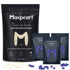 Maxpearl Hard Wax Beads 1LB + 10.5OZ - Brazilian, Bikini Waxing, Face,... 