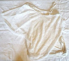 Studio Y Women's Asymmetrical Overlay Top Large