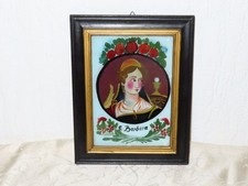 Hinterglasbild Heilig Barbara ! Bäuerlich !