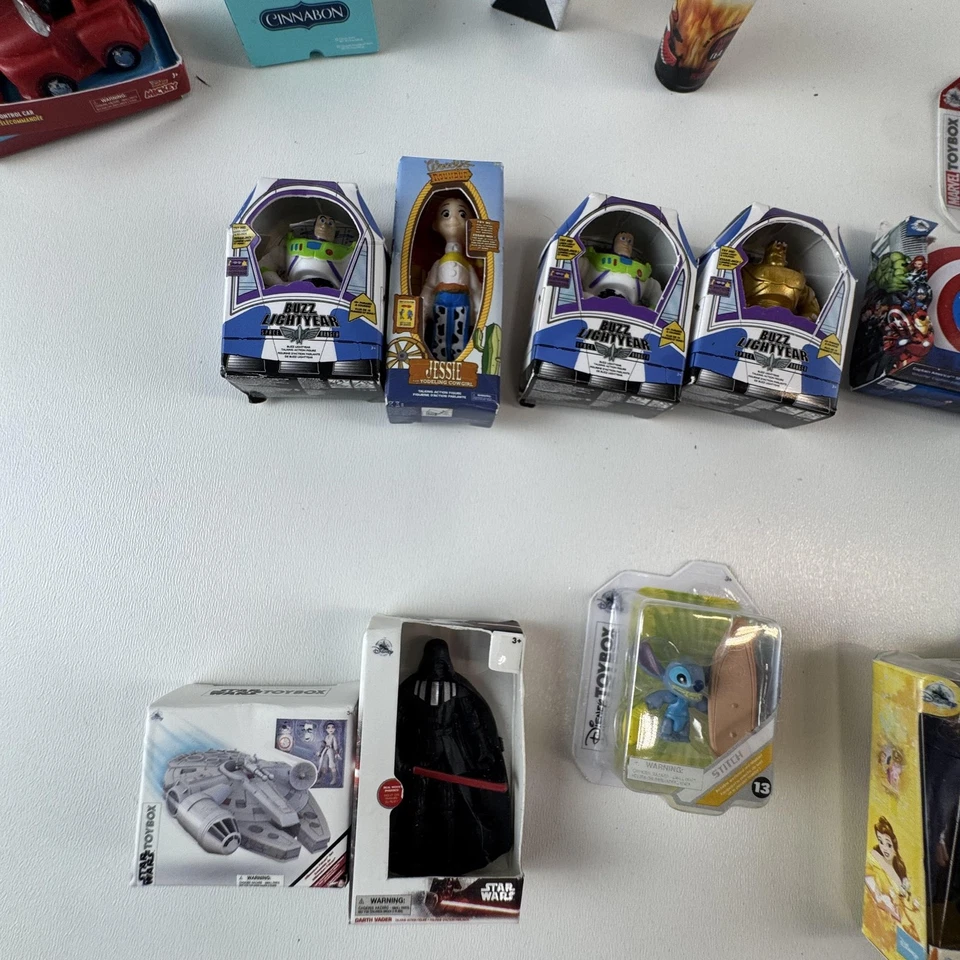 Disney Marvel Toy Story Lot Buzz Lightyear Avengers Beast Ariel Tinker Bell - Image 4 of 4