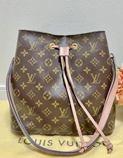 Borsa a tracolla Louis Vuitton NeoNoe MM M44022 Monogram Rose Poudre
