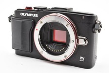  Excellent  OLYMPUS PEN Lite E-PL6 Black 16MP SC 3222 IS Error w/accessories