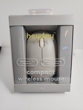 Heyday Compact Wireless Bluetooth 5.1 Enabled Mouse Warm Gray New Sealed Box