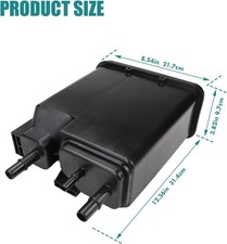 Shuntall Vapor Evap Charcoal Canister Compatible With 2004-2020 Black Shuntall Vapor Evap Charcoal Canister Compatible With 2004-2020 Black
