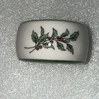 NIKKO 10 Christmastime Happy Holiday Porcelain Napkin Rings Japan Crazing — photo 8
