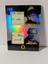 Pieces of the Past Dual relic handwritten Walt Whitman/ Harriet Beecher Stowe 