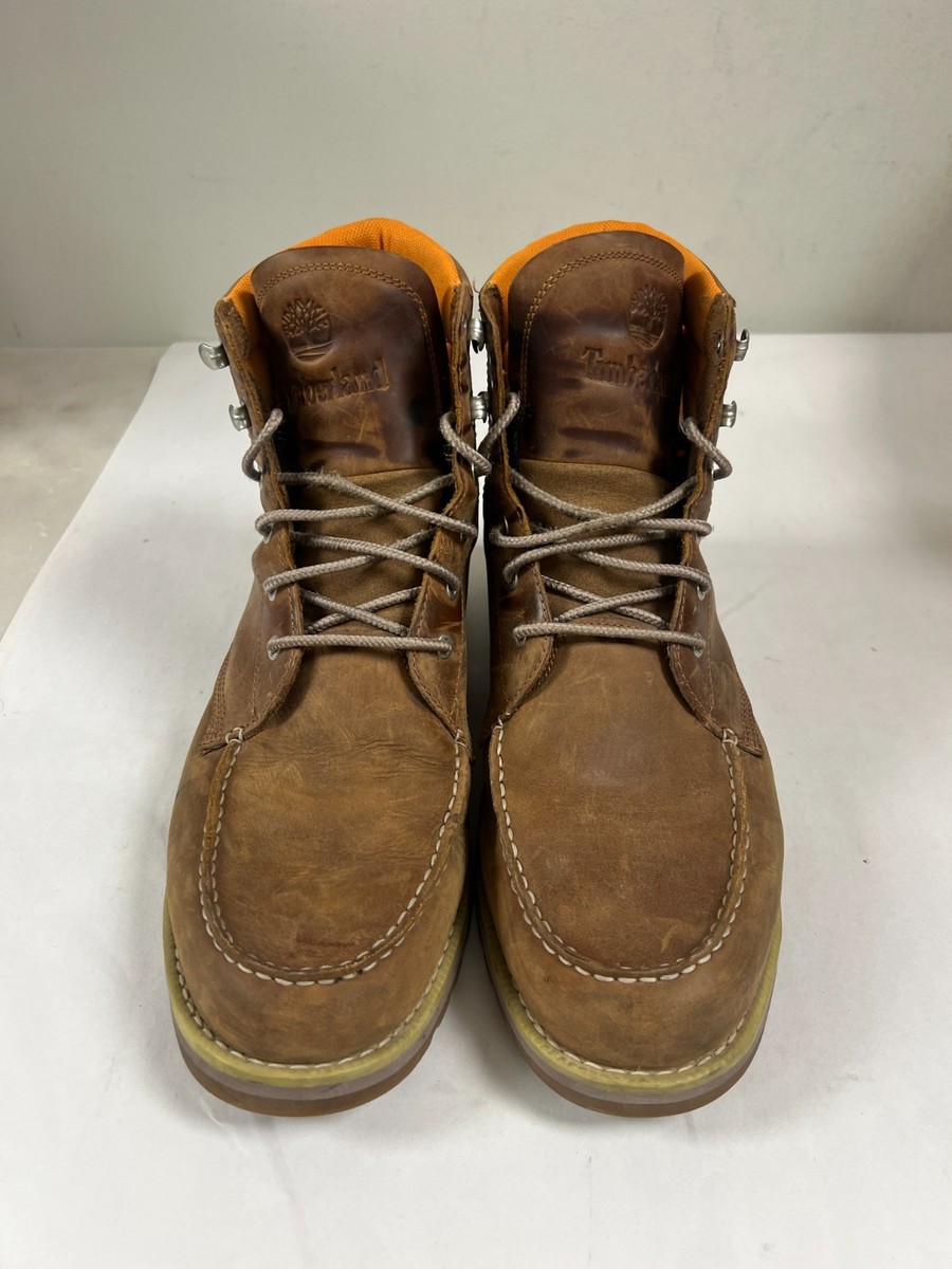 Timberland Redwood Falls Waterproof Moc-Toe Boot Brown SZ 12 | eBay