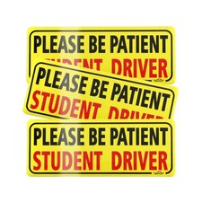 JUSTTOP 3pcs Student Driver Magnet for Car, Please Be Patient Student Driver,...