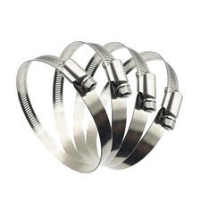 4 Pack 4.5 Inch Stainless Steel Hose Clamp Adjustable Fuel Line Hose Pipe Clamps 4 Pack 4.5 Inch Stainless Steel Hose Clamp Adjustable Fuel Line Hose Pipe Clamps