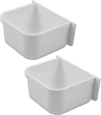 Parrot Cage Replacement Food and Water Cup Two Pack