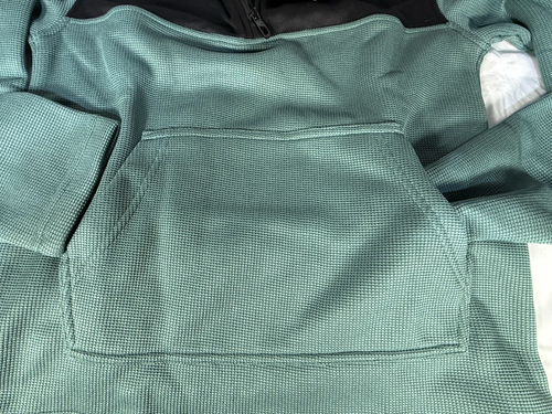 New Spyder Ghost Men's Racer 1/4 Zip Pullover Hoodie Green/Black Size Small - Picture 7 of 11
