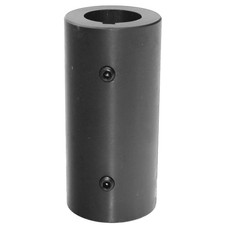 Solid Shaft Coupler fits 1-1/4" Shaft w/Keyway and Set Screws 4.5" Length