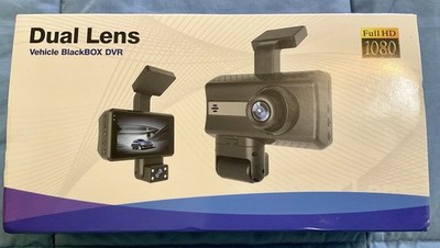 Dual Lens Vehicle Blackbox DVR Car Camera HD 1080P  NEW in opened box
