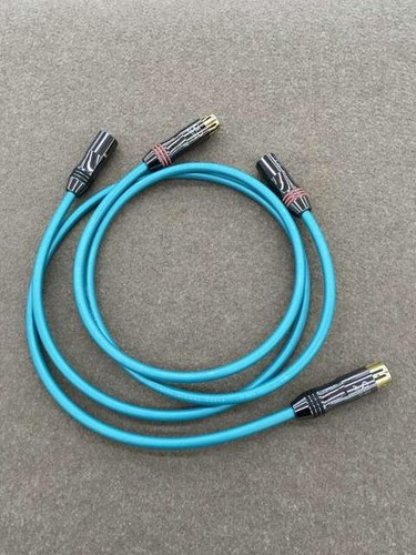 Qed Qunex4S/XLR1.0M XLR Audio Cable Double Shield Silver-Coated Copper Used