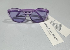 Janie and Jack Purple Round Cat Eye Sunglasses Girls Size 0-2 Years Pool Beach