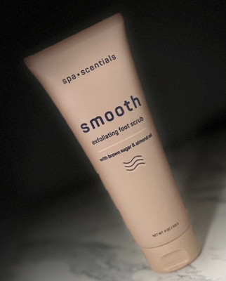 Spa Scentials Smooth Exfoliating Foot Scrub With Brown Sugar & Almond Oil 4 oz