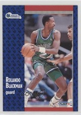 1991-92 Fleer Blank Back Rolando Blackman #43 0w8f
