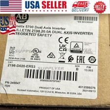 NEW Allen Bradley  2198-D020-ERS3 Kinetix 5700 Dual Axis Inverter