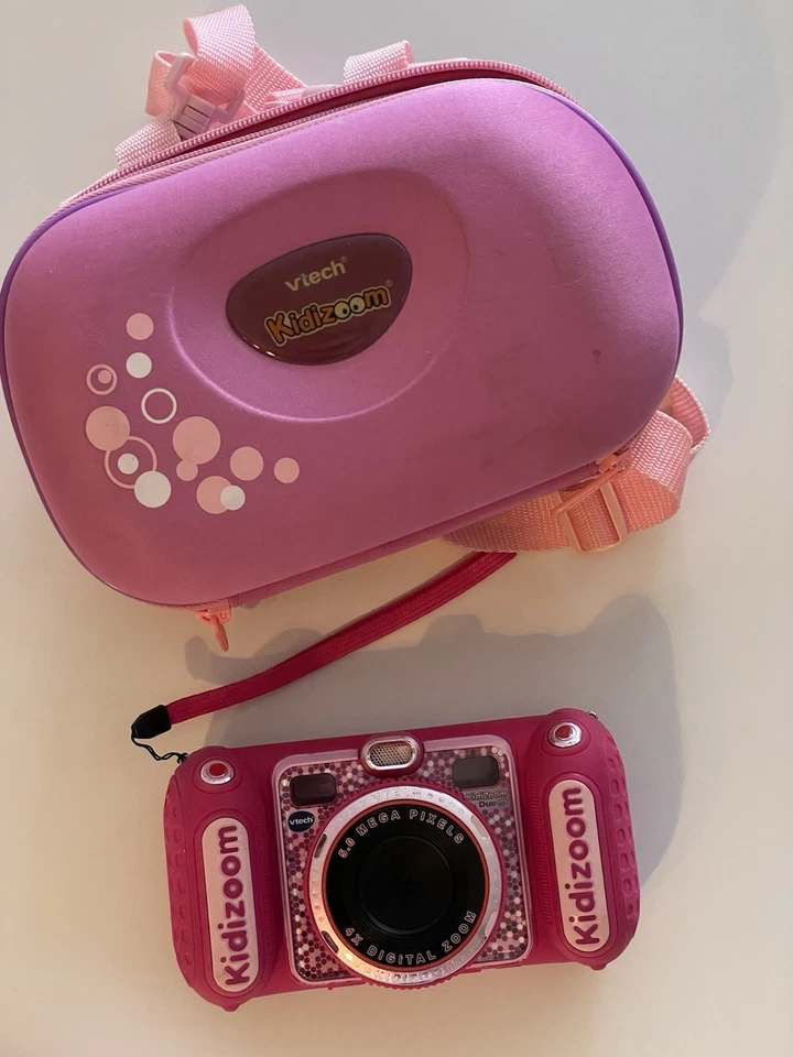VTech Kidizoom Duo DX Pink + Tasche – voll funktionsfähig