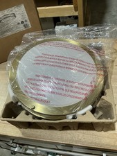 Hampton Bay Flaxmere 14 in. Brushed Gold Dimmable LED Flush Mount Ceiling Light