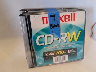 27 CD-R and RW discs 7 Maxwell Blank CD-RW, 20 memorex cool colors cd- r .