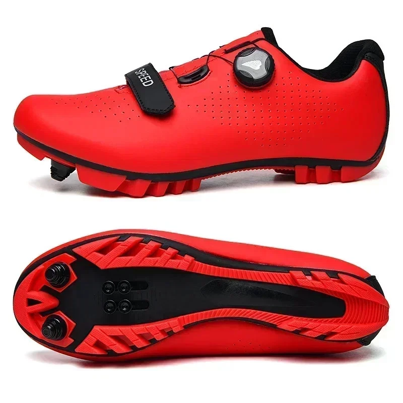 Zapatos de Ciclismo MTB con Hombres Unisex Carretera Bicicleta de Montaña Carreras Transpirables Sneake Foto 3 de 4