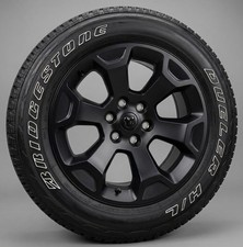 New Takeoff 20 Dodge Ram 1500 Satin Black Wheels 27555r20 Bridgestone Hl Tires New Takeoff 20 Dodge Ram 1500 Satin Black Wheels 27555r20 Bridgestone Hl Tires
