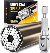 KEZKALS Gifts for Men, Universal Socket Tools, Birthday Gifts for Men