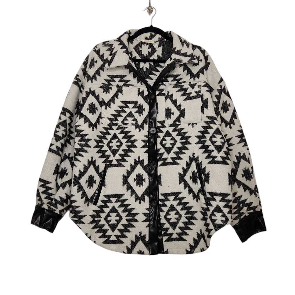 Mainstrip Western Shacket Jacket Button Western B… - image 1