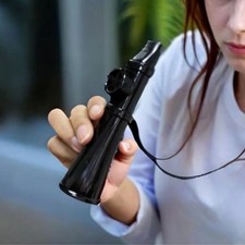 Kazoo Flöte mit Schlüsselband Kunststoff Mundstück Flöte einfaches Kazoos Instrument