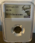 NGC 2024 Gold Eagle G$5 MS70