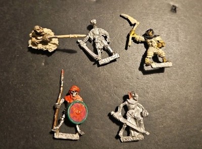 Warhammer Fantasy Old World C17 Untote SKELETTE x5 Slotta aus 1980er Citadel