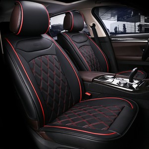 Black-Front-Seat-Covers-PU-Leather-For-VW-Polo-Golf-Passat-Touareg