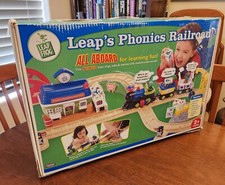 Leap Frog Leaps Phonics Railroad Complete Set NEW IN BOX, K-Mart Toy Train Set