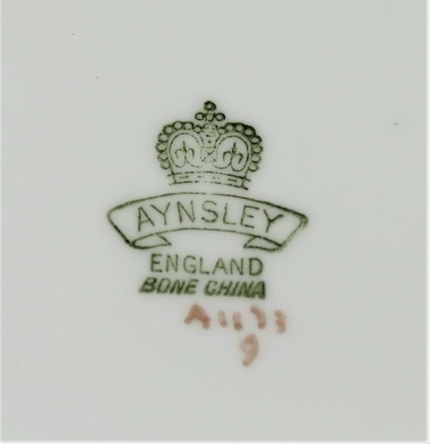 Aynsley A1173 Indian Tree, Black Tree Soup or Cereal Bowl, 6 1/2" Across - Picture 3 of 3