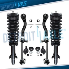 Front Struts Ball Joints Sway Bar Link Tie Rods for 2006-2009 Ford Fusion Milan
