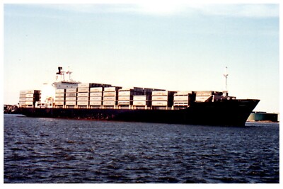 Sealand Voyager (1980) Container Ship Photograph VTG 4x6'' IMO 7820916 New York