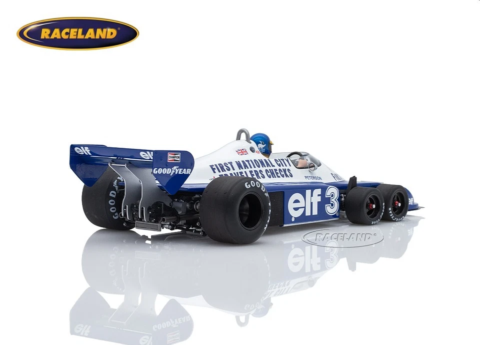 Tyrrell P34 Cosworth V8 Sechsrad F1 elf GP Italien 1977 Peterson, Spark 1:18 - Bild 2 von 4