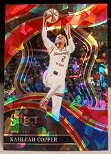 2024 Panini Select WNBA Courtside Red Ice Prizm Card #215 Kahleah Copper Mercury